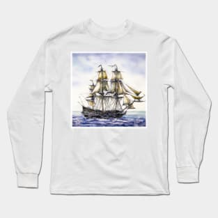 Derelict Pirate Ship Long Sleeve T-Shirt